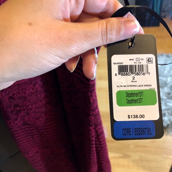 Red lace Guess dress, (with tags still on), size 2 - Picture 3 of 4